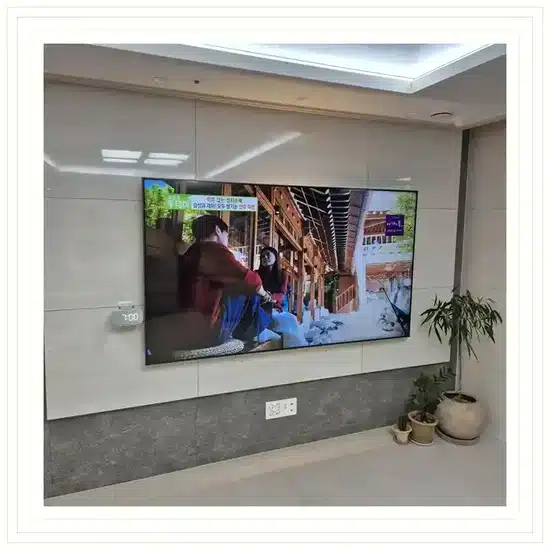 벽걸이TV 설치 참고 이미지 20-12 두 번째 사진