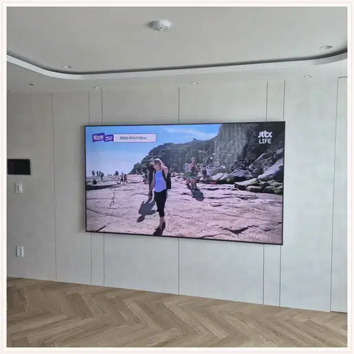 신내6대주 벽걸이TV 설치 상담 참고 이미지 첫 번째