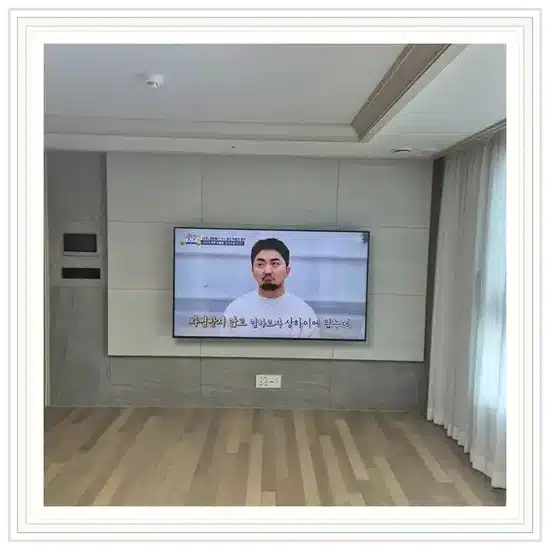 벽걸이TV 설치 참고 이미지 20-85 두 번째 사진